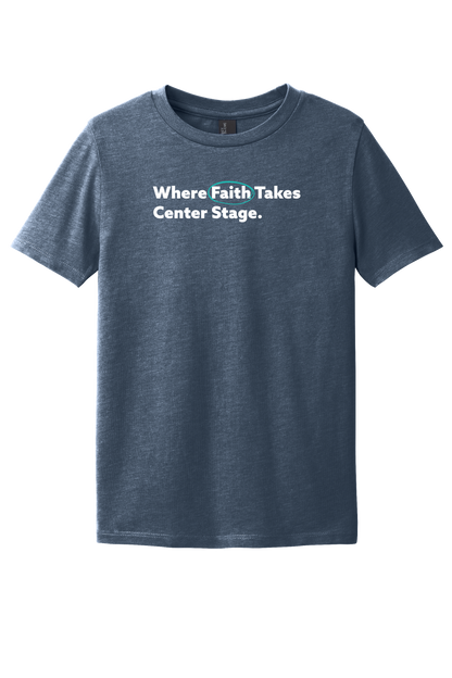 Youth Where Faith Takes Center Stage T-Shirt