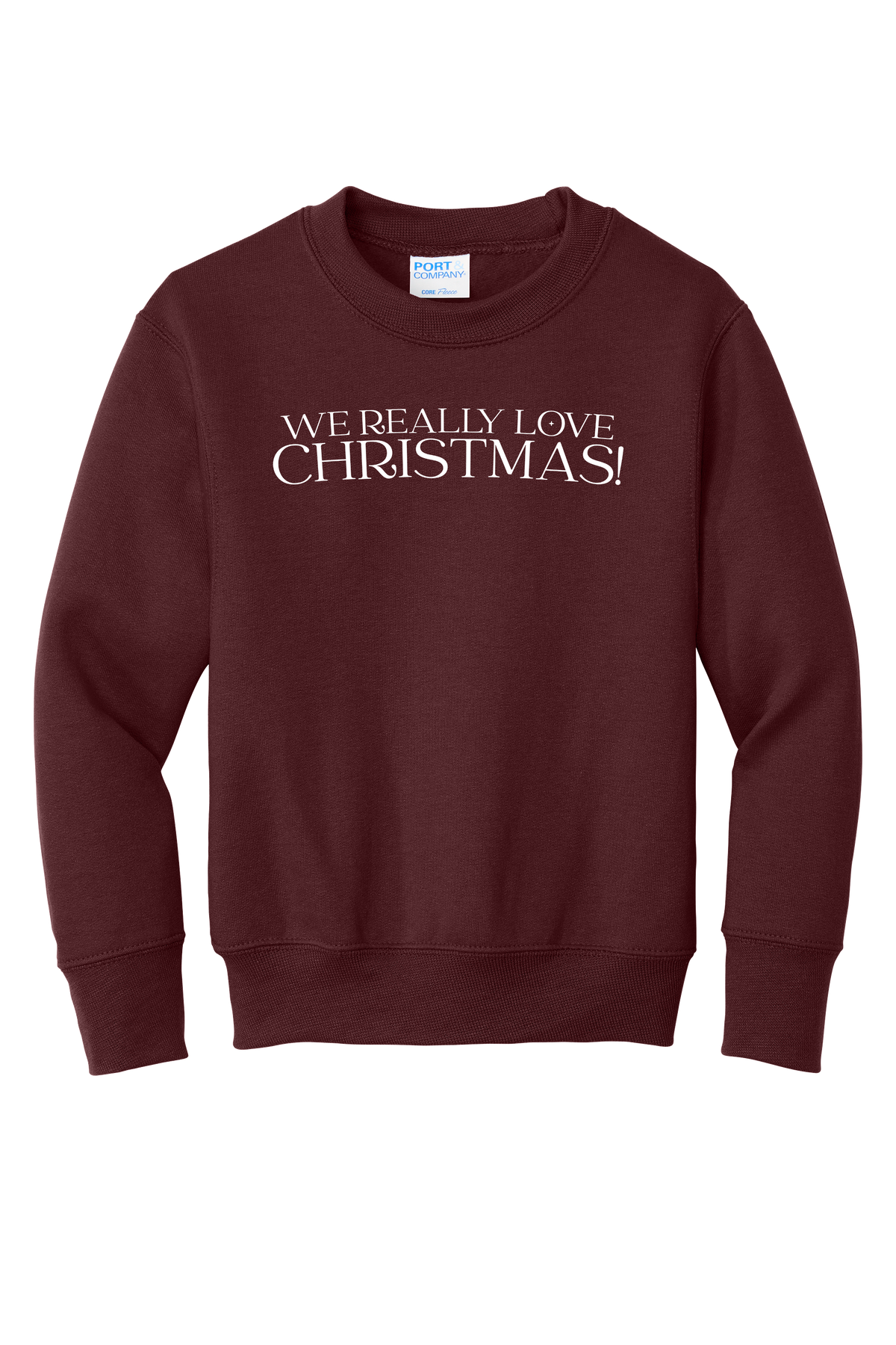 Youth Alive Christmas Show Youth Core Fleece Crewneck Sweatshirt