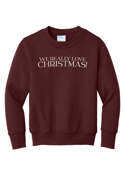 Youth Alive Christmas Show Youth Core Fleece Crewneck Sweatshirt