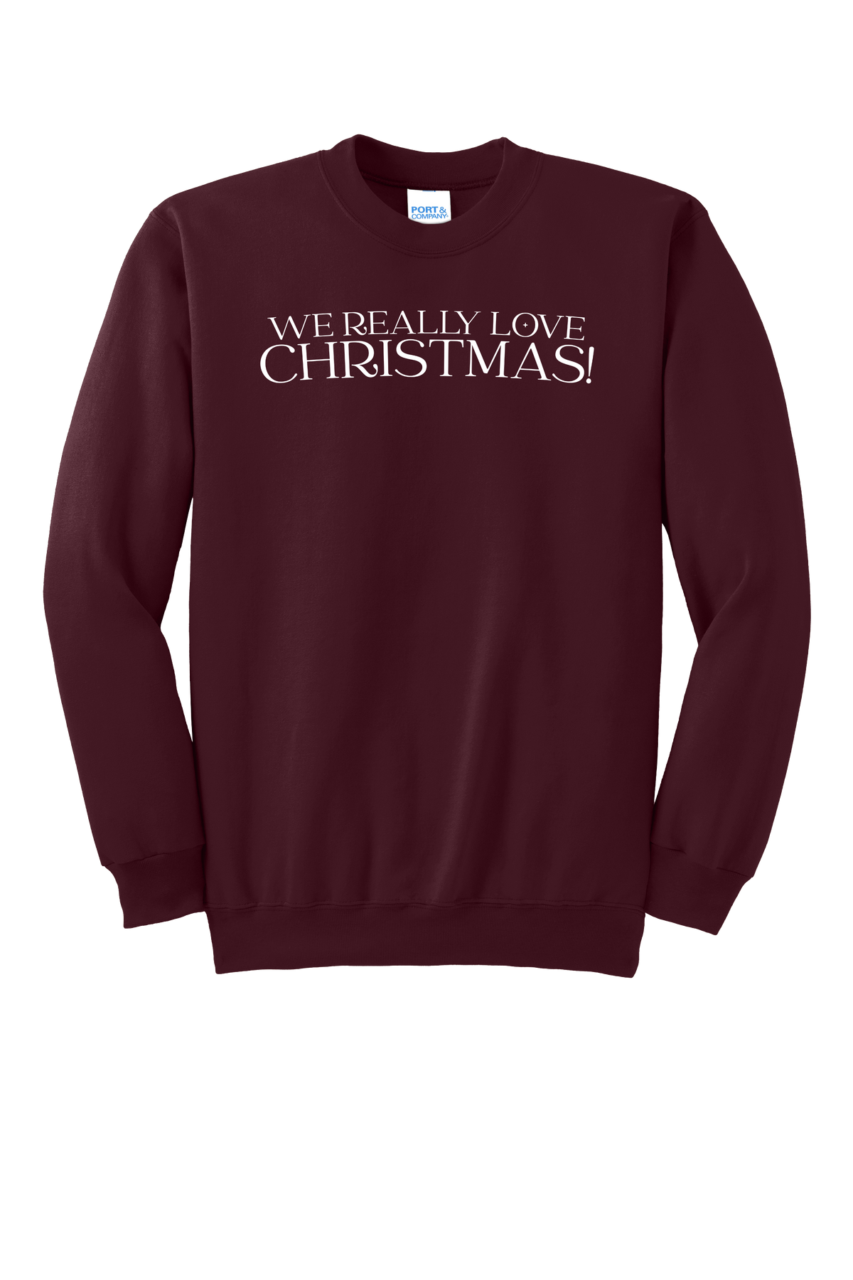 Adult Alive Christmas Show Essential Fleece Crewneck Sweatshirt
